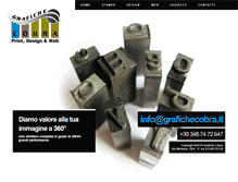 Tablet Screenshot of grafichecobra.it
